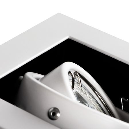 Stropní svítidlo LED GU10 obdélníkové bílé Meril Kanlux