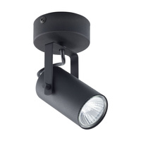 REDO BLACK Bodové reflektorové stropní svítidlo černé moderní GU10 6500 TK osvětlení