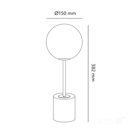 Stolní lampa Stolní svítidlo Dekorativní G9 Grey Elegance Kobi