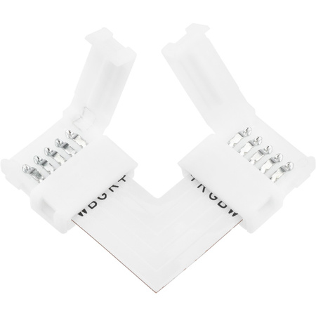 Úhlový konektor pro LED pásek 5PIN. 12mm západka