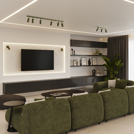 Plafond Tuba Spot stropní svítidlo 3x GU10 Olive Ring Bittersweet Shimmer SL.1503 Sollux