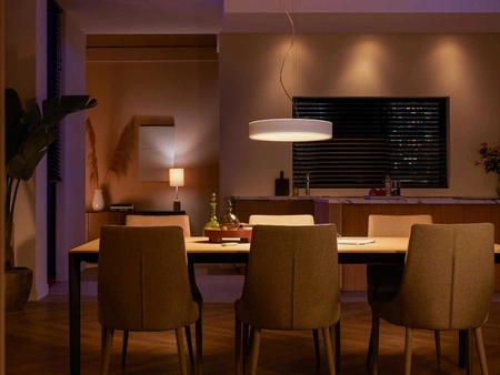 ENRAVE LED stropní závěsné světlo bílé 33,5W CCT PHILIPS HUE Bluetooth + stmívač