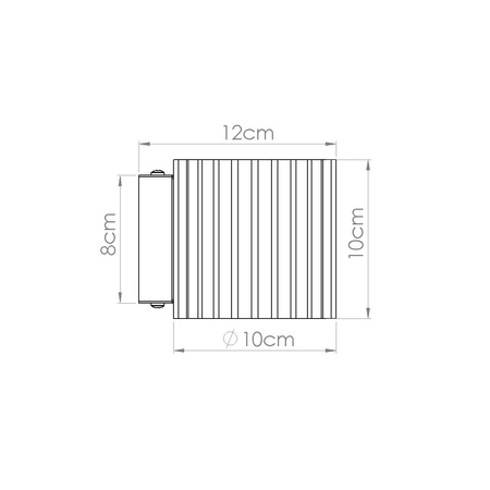 Nástěnné svítidlo G9 hliník Mokka Aura Deep Space SL.1806 Sollux