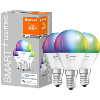 3x LED žárovka E14 P45 5W 470lm CCT RGB LEDVANCE SMART+ WiFi Stmívatelné