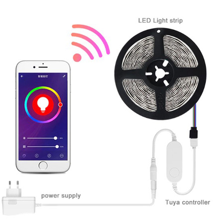TUYA RGB 72W RGB Smart Home WIFI LED páskový ovladač