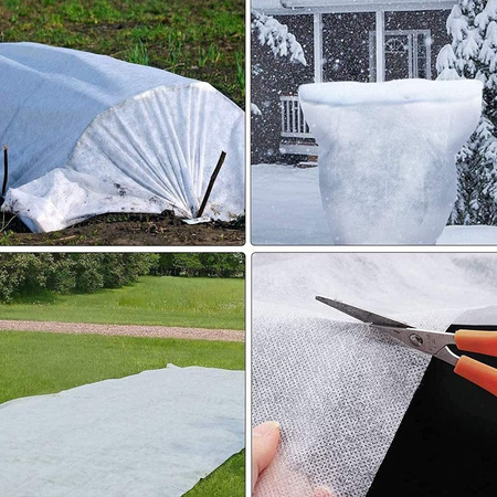 Agrotextilní kryt pružiny 1.6 x 5 m 17g Bílá