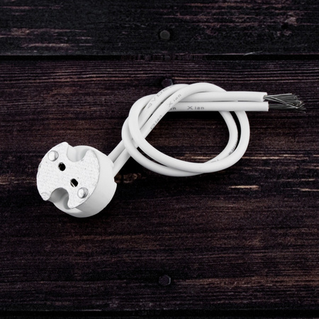 Keramické svítidlo Keramická připojovací objímka pro LED CUBE G5.3 MR16 G4