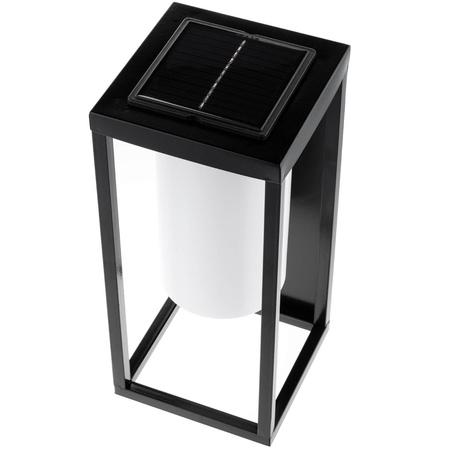 LED venkovní solární lampa zahradní stojící 3000K IP44 28.5cm soumrakový senzor