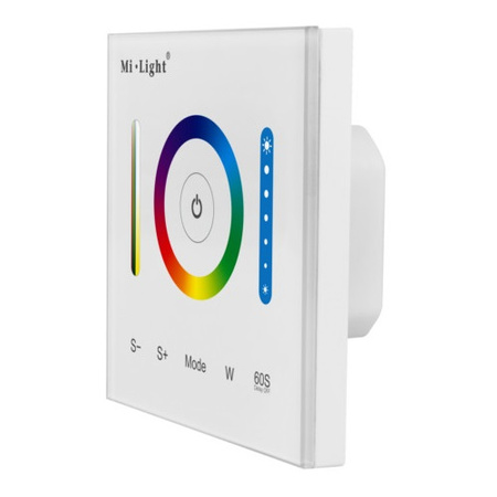 RGB+CCT LED dotykový ovladač 12V / 24V 10A Mi-Light NÁSTĚNNÝ - P3