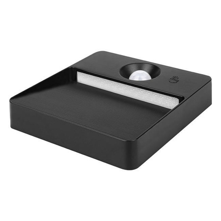 LED dobíjecí lampa 0,6W 85lm 3000/4000/6500K CCT 90° se stmívatelným senzorem pohybu Poli Masterled Black