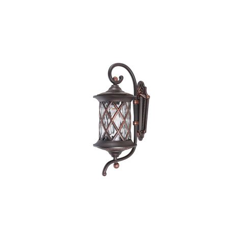 Zahradní lampa Nástěnná lampa LANTERN 6911 E27 IP23 Černá měď Nowodvorski