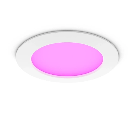 LED panelové zapuštěné svítidlo 12W 1500lm IP44 bílé a barevné ambiance RGB + TW White Smart SMART Zigbee Bluetooth Slim Downlights Philips HUE