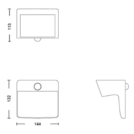 Solární venkovní zahradní lampa LED 2700K IP44 Senzor pohybu a soumraku PHILIPS