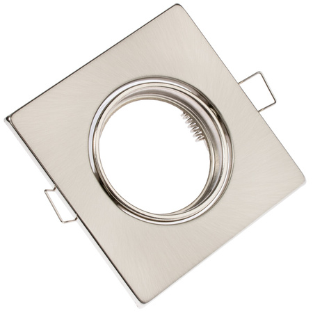 POHYBLIVÉ Stropní svítidlo OPIN GOLDLUX (Polux) SQUARE OCEL NICKEL