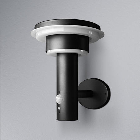 Solární zahradní nástěnná lampa LED fasádní lampa 6W černá ENDURA STYLE LEDVANCE