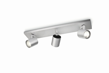 LED RUNNER stropní svítidlo 3x GU10 Reflektor pohyblivé svítidlo Hliník PHILIPS