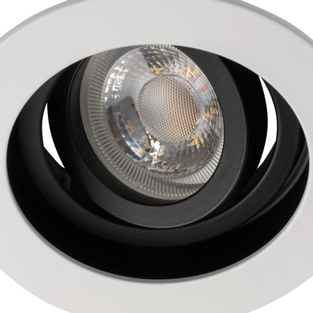 LED GU5.3 GU10 kulaté bílé černé Aret Kanlux nastavitelné halogenové bodové svítidlo pro montáž pod omítku