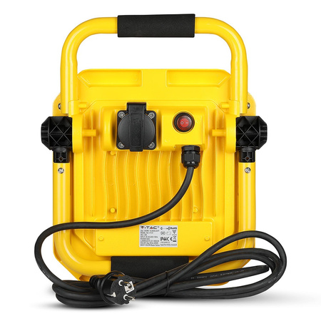 Reflektor LED 50W 4000lm 4000K IP44 Black+Yellow Samsung Chip VT-51 V-TAC