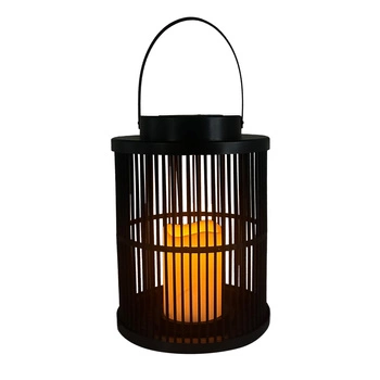 Solární lucerna Zahradní LED závěsná dekorativní IP44 1800K teplá 25cm