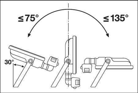 LED reflektor 10W 1100lm 3000K IP65 černý se senzorem pohybu a soumraku LEDVANCE Floodlight