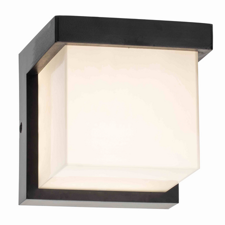 Venkovní nástěnné fasádní svítidlo LED 4000K Square Black