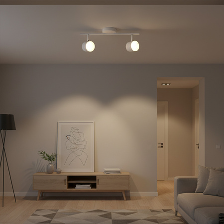 Stropní/nástěnné svítidlo nastavitelné 8.4W LED RAWI 2 bílé 3000K GOLDLUX (Polux)