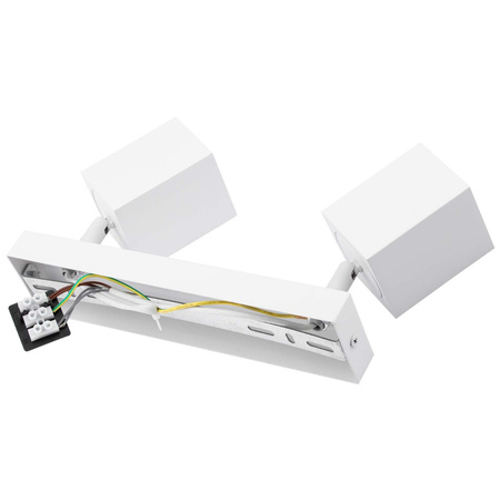 Stropní reflektorové nástěnné svítidlo 2xGU10 QUANTUS White