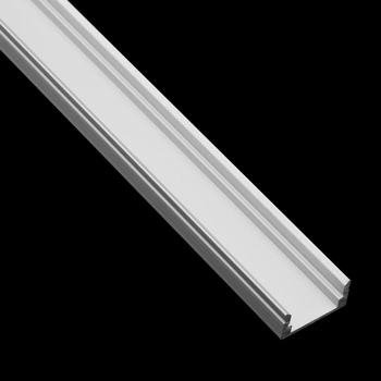 Povrchový Hliníkový Profil pro LED KM36, Stříbrný 2m LUMILED