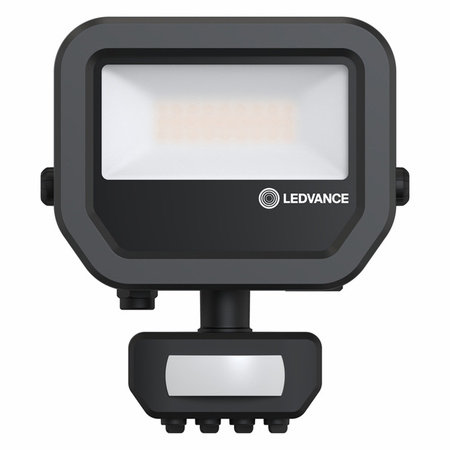 LED reflektor 8W 1100lm 3000K IP65 černý se senzorem pohybu LEDVANCE Floodlight