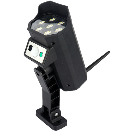 LED solární lampa Falešná kamera Venkovní zahradní pohybový senzor + dálkové ovládání