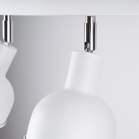 Stropní svítidlo ELBA 3xE27 Reflektor Moving white Loft SOLLUX