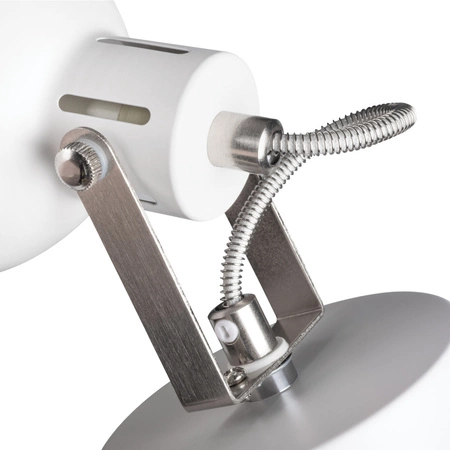 Stropní svítidlo LED E14 s reflektorem nastavitelné kulaté bílé stříbrné Derato Kanlux