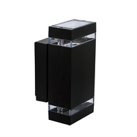 Venkovní nástěnné svítidlo LED ZEW EL 2x GU10 Black IP44 Kanlux