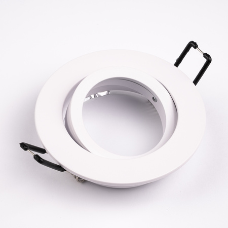 Halogenové stropní svítidlo pro zapuštěnou montáž Kruhové pohyblivé svítidlo MR16 bílé TRIAM LUMILED