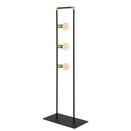 Černo-zlatá geometrická stojací lampa HYDRIA 3xE27 5205 TK Lighting