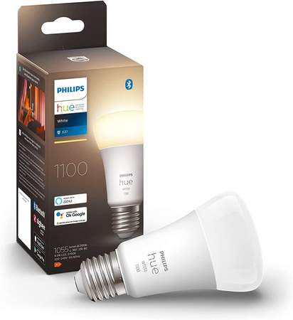 LED žárovka E27 A60 9,5W 2700K Warm PHILIPS HUE White Bluetooth Zigbee