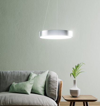 Stropní závěsné svítidlo LED 18,5 W 500 lm CCT stmívatelné stříbrné SMART+ WiFi Sun@Home Ledvance
