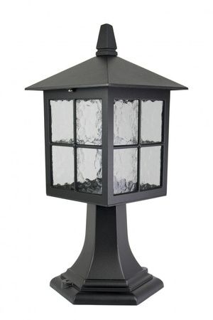 Venkovní zahradní lampa LANTERN E27 Wenecja K 4011/1/KW 45cm černá Su-Ma