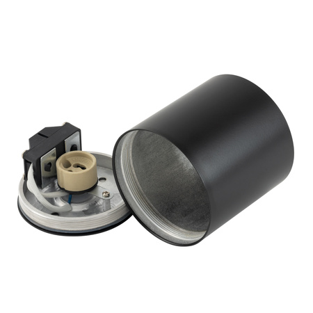 Povrchová montáž GU10 SPOT TUBA černá Vodotěsná IP44 CEARA 10714 Nowodvorski