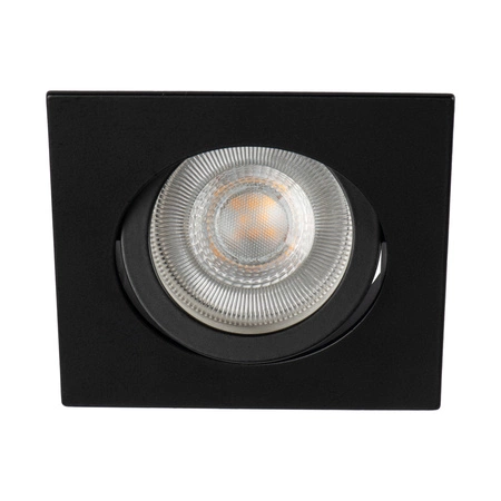 Kruhové podhledové svítidlo GU5.3 GU10 Square Black Dalla Kanlux Spot Luminaire