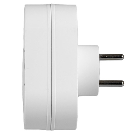 Rozdělovač elektrické sítě 3x 2P+0 Zloděj 3 zásuvky s uzemněním VAYOX