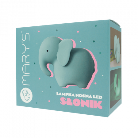 Dětské LED noční světlo 1W 6000K se studeným dobíjením 500mAh tyrkysové MARY'S ALFARDS