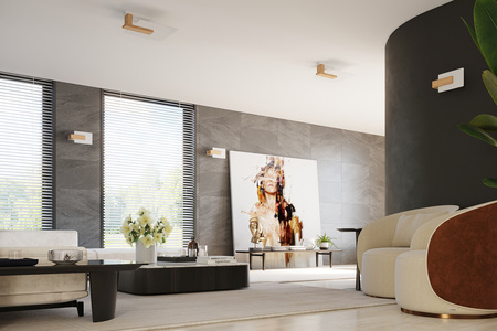 LED stropní svítidlo Plafond LAPPO 2xE27 Čtvercové dřevěné svítidlo SOLLUX