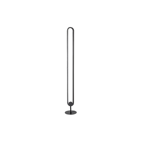 LED stojací lampa 19W Integrovaný zdroj LED časovač černá Moderní Barto 74051 Rabalux