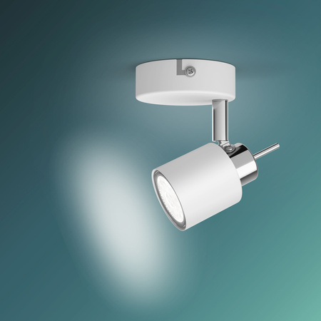 MERANTI GU10 nástěnné bodové svítidlo pohyblivé bílé PHILIPS