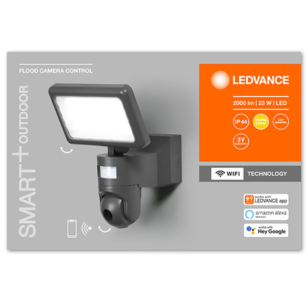 LED reflektor 23W 2000lm 3000K Senzor a HD kamera SMART+ WIFI LEDVANCE