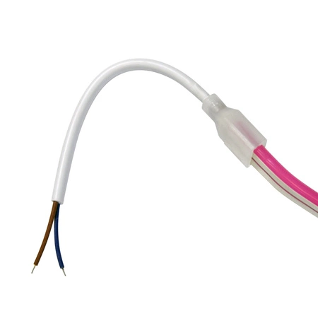 1-stranný konektor pro NEON LED pásky s 2PIN 12MM kabelem