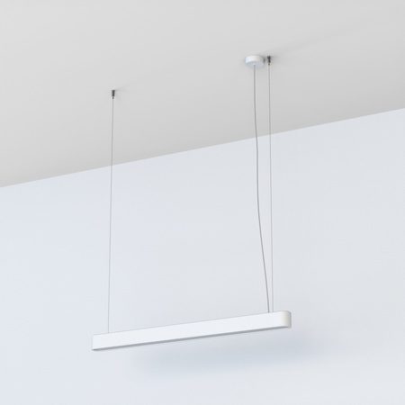 SOFT Závěsné svítidlo 7547 Nowodvorski White 2xLED Tube T8 Ceiling 90x6 Modern