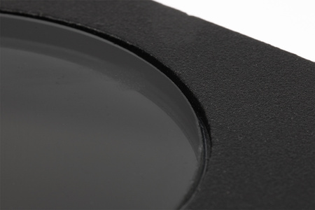 SPOT LED QUAZAR 17 GU10 IP44 KOBI ALUMINIUM čtvercové černé stropní svítidlo