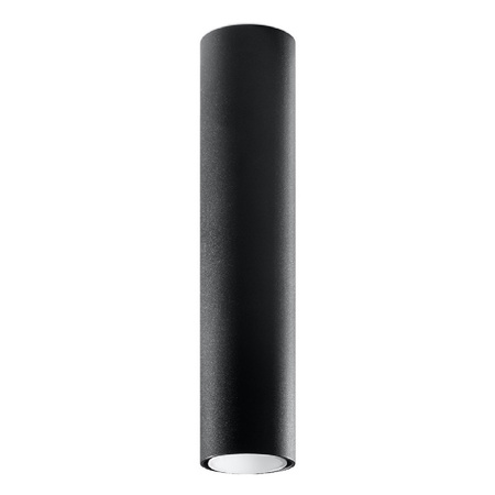 Svítidlo pro povrchovou montáž LAGOS GU10 Halogen Spot Tuba 40cm černá SOLLUX
